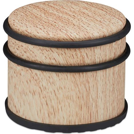Tope de puerta con aspecto de madera