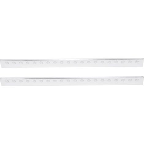 2 profilés en aluminium extrudé en forme de L, 20 trous, accessoires pour robots, 12 x 12 mm, 3103-0020-0168 (1/5)