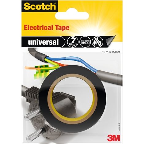 La cinta aislante elÃ©ctrica ScotchÂ® es una cinta aislante de alta calidad fabricada con material de PVC duradero. Proporciona un excelente aislamien