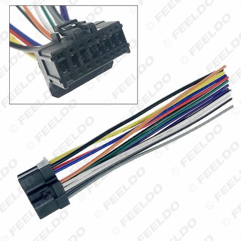 Compatible avec les anciens câbles d'alimentation 16 broches pour lecteurs CD Pioneer DEH-1050, 2150 et 2250.