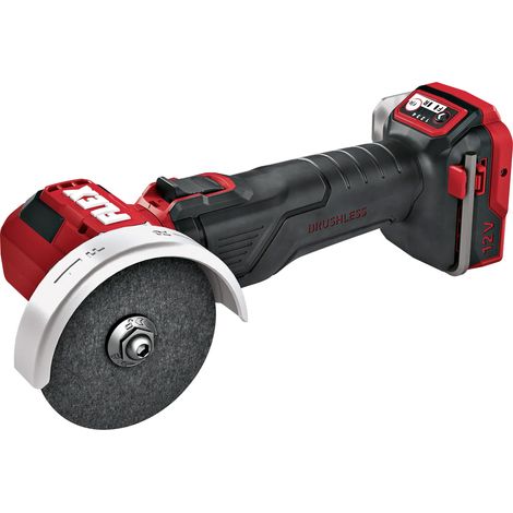 Flex – Meuleuse d'angle sans fil 12V – Moteur sans balais – Diamètre disque 76 mm – Vitesse 5000-20000 tr/min – Profondeur de coupe 22 mm