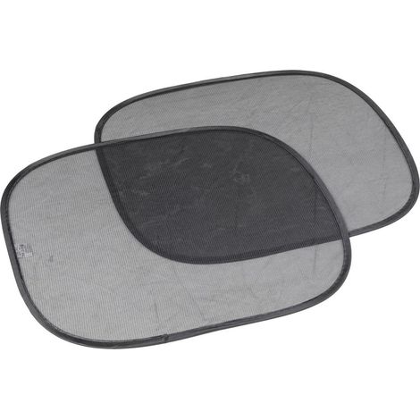 Coppia di Tendine Laterali a ventosa Stick It Nere Universale (1/5)