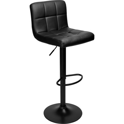 Taburete de bar Arako negro
