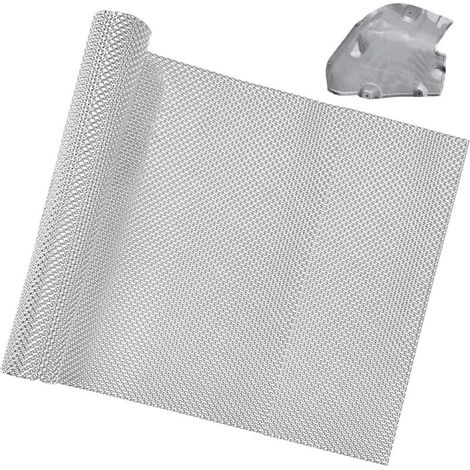 50 x 150 cm exhaust heat shields, corrosion and high-temperature resistant, bendable and cuttable to any size, heat insulation, suitable for a variety of vehicles (grey) (1/5)