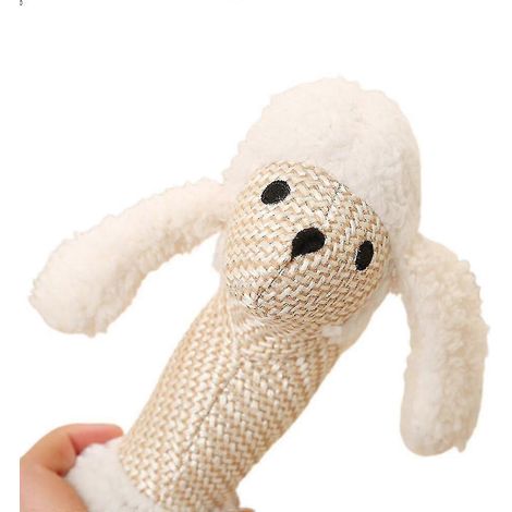 Jouets à mâcher pour chiots, chiens de toutes tailles, petits, moyens et grands chiens. Peluche couineuse mignonne avec cordes pour s'amuser à tirer (J9). (1/5)