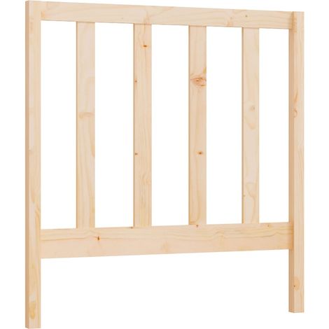 Maison Exclusive - Cabecero de cama madera maciza de pino 95x4x10 (1/5)