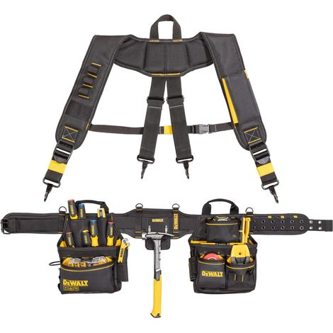Dewalt DWST40603-1 Heavy Duty Tool Rig Toolbelt Drill Pouch + Brace Suspenders (1/5)