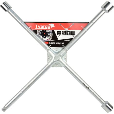 Tvardy Chiave incrociata in acciaio cromo-vanadio 700 mm