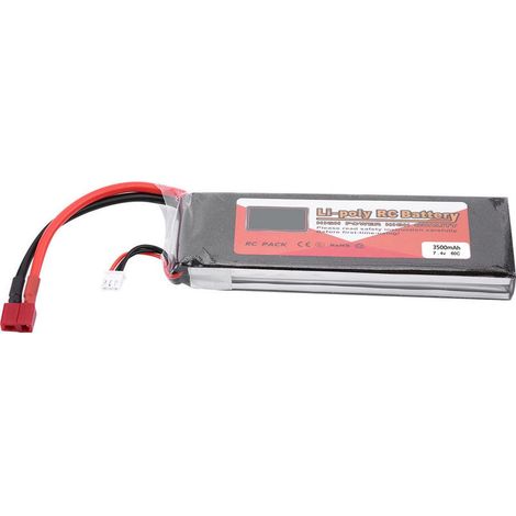 ZOP POWER Batterie LiPo Rechargeable 2S 7.4V 3500mAh 60C avec Connecteur T - Haute Performance pour Modélisme (1/5)