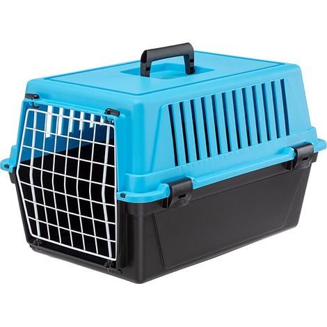 trasportino per cani - atlas 10 el - azzurro - ferplast