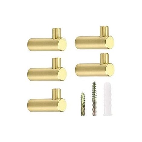 Pcs Gold Brass Decorative Hooks Towel Hooks L-Shaped Coat Hanger MUMU
