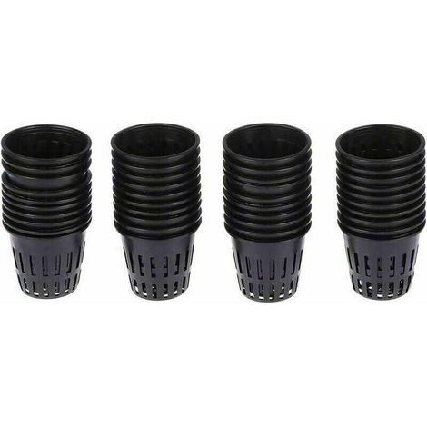 40 PCS 2 Pouces Net Pot pour Hydroponique Jardin Net Tasse Pots En Plastique Hydroponique Net Pot Seau Panier-Fei Yu (1/5)