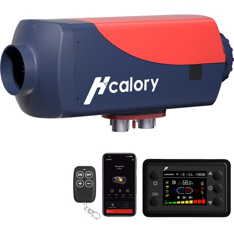 8KW Diesel Air Heater bluetooth App LCD Display Thermostat 12V-24V RV Truck Camper (1/5)