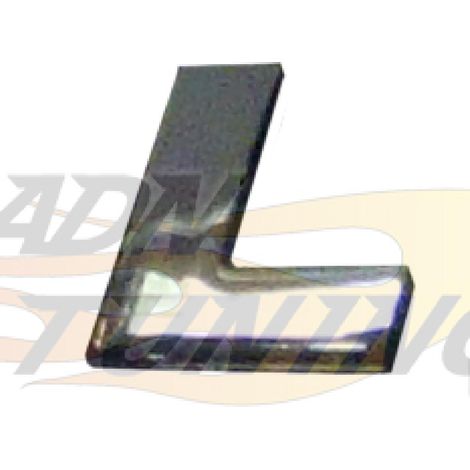 Adhesif Sticker 3D Chrome Lettre L - 23x27mm