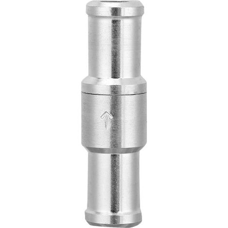 Eosnow Clapet anti-retour droit en aluminium, pour carburant, diesel, gaz, liquide, air, sens unique, anti-retour (12 mm) (1/4)
