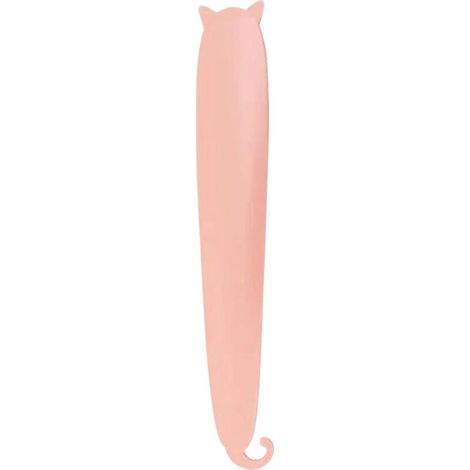 Peigne pour Chat, Peigne pour Animaux de Compagnie, Peigne de Massage pour Animaux ,Brosse de Massage pour Chat Lavable Sûr Durable Forme de la Langue Plastique,Starlight(rose) (1/5)