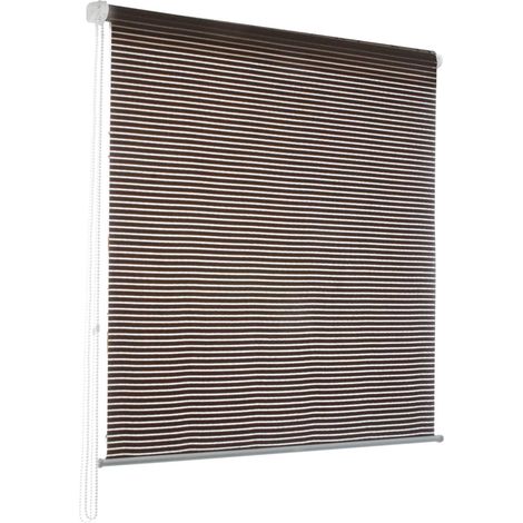 Mini Fashion Rollo Deluxe Stripe Brown 100 x 150 cm