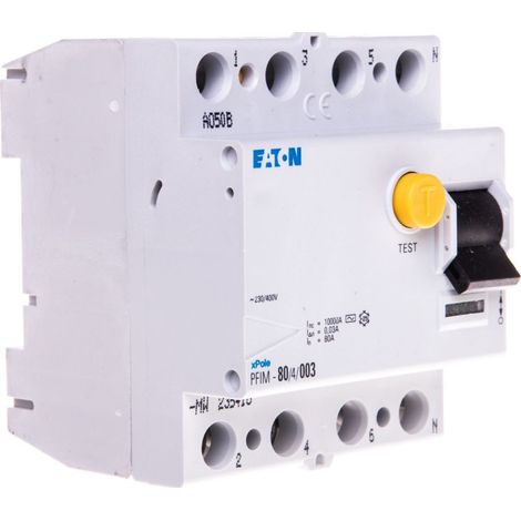 Interruttore differenziale Eaton pfim-80/4/003 4 poli 80A
