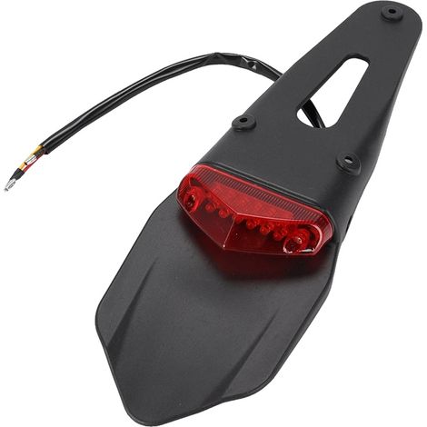 Fanale posteriore a LED, compatibilità universale, facile installazione, rosso (1/2)