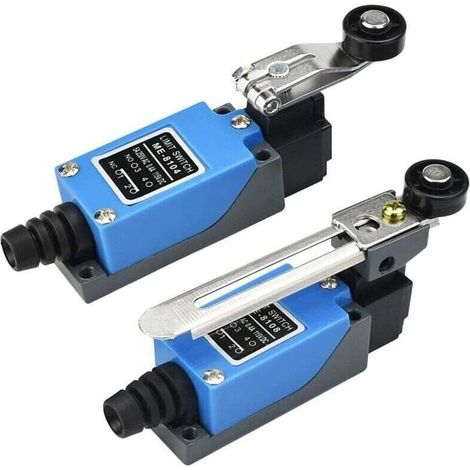 Pack de 2 interrupteurs de fin de course ME-8108 – Étanches et résistants à l'huile – Actionneur à bras réglable – Pour machines industrielles - AC250V (1/4)
