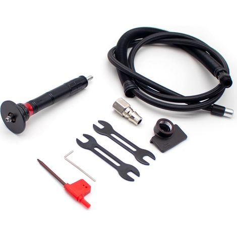 Mini Chanfreineuse Pneumatique, Outil de Chanfreinage D'ébavurage en Métal Réglable avec 2 Lames 0.1-C0.9mm (AX207S) (1/5)