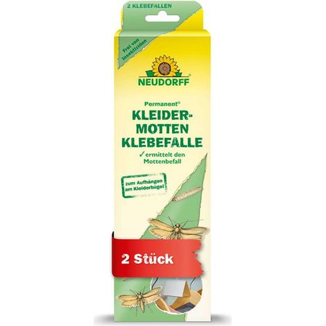 NEUDORFF® Permanent® KleidermottenKlebefalle - 2er Pack