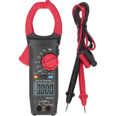 Digitales Zangenmultimeter für Wechsel- und Gleichstrom, Widerstandsmessgerät, Reparatur- und Reparaturgerät, digitaler elektrischer Tester (1/5)