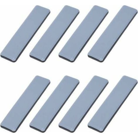 Patins glisseurs pour meubles lourds – 8 pièces 25mm x 100mm – Résine écologique – Anti-vibration pour parquet et carrelage - 25mm100mm (1/4)