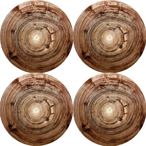 Juego de 4 manteles individuales redondos 4D 33 cm - kempas  Fieltro ecológico, impresión HD, lavable a 40 °C, Bertoni (1/5)