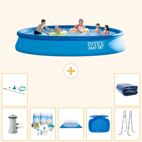 Intex Piscine Easy Set Ronde - 457x84 cm - 8-pièces  S20285 (1/5)