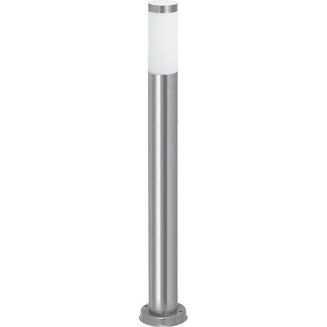 Lampadaire jardin inox satiné E27 65cm IP44 Rabalux (1/2)