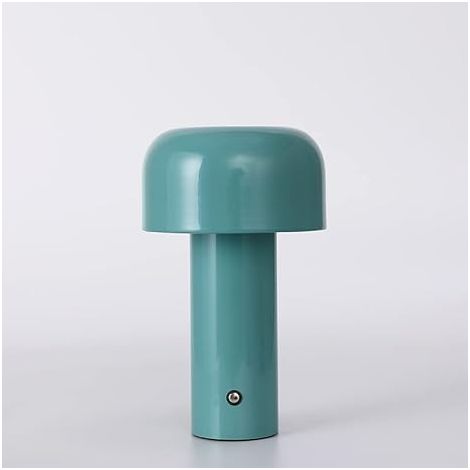 MINKUROW Mushroom Lámpara De Mesa Recargable Dormitorio Escritorio Touch Night Light (Azul) (1/5)