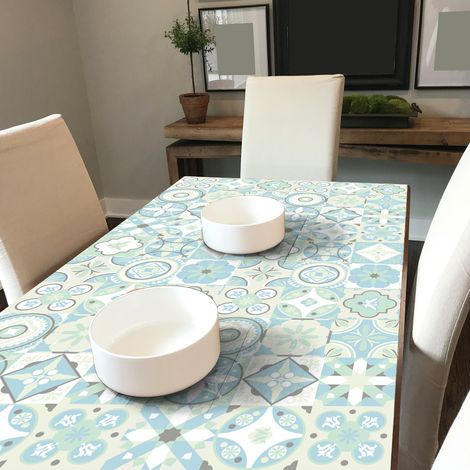 Stickers décoration Meuble - Sticker adhésif Cuisine Salon - 60 STICKERS CARRELAGES MEUBLE LIDONINO - 60stickers10x10cm (1/4)