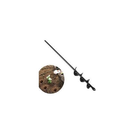 Gartenschneckenbohrer Ø4x45cm, praktisches Pflanzwerkzeug zum Pflanzen von Beetzwiebelsämlingen, Spiralgartenbohrer für Handbohrmaschine und elektrische Bohrmaschine (1/5)