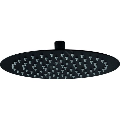 Novaservis Ferro - Pomme de douche, diamètre 250 mm, noir mat RUP/250,5