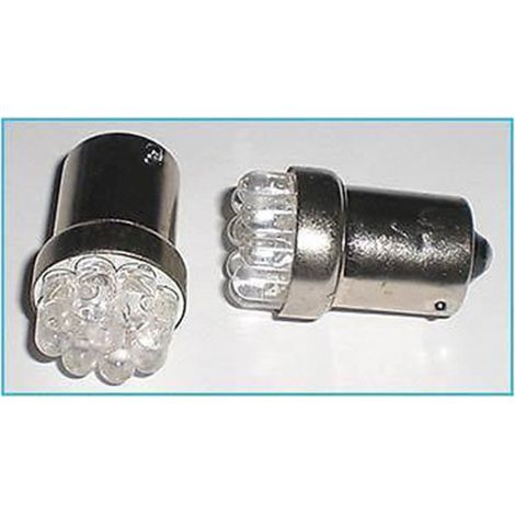 Trade Shop - Bombilla Led Blanca De 12 V Para Coche Ba15s P21w Advertencia Acústica De Marcha Atrás -