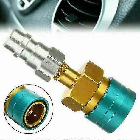 Adaptateur de connexion rapide côté basse pression pour climatisation automobile R1234yf vers R134a (2025) (1/5)