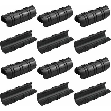 12 Pièces Serre Clips 25mm Fixation Bâche Jardin Résistant Température Élevée Durable pour Films Tuyaux Bannières (1/4)