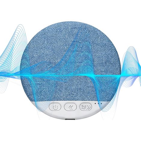 Almohada con altavoz incorporado para un sueño reparador Altavoz inalámbrico de conducción ósea con sonido de alta fidelidad de 5,4 GHz Máquina portátil de ruido blanco con apagado automático para q (1/5)