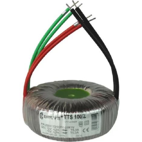 Transformateur toroïdal TTS 100/Z 230/24V IP00 pour usage général (1/2)