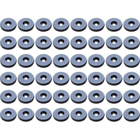 Patins Meubles,Lot de 48 patins de meubles ronds en tflon,Anti-vibration Patins Glisseurs pour Meubles - 19 mm,(Ronde) (1/5)