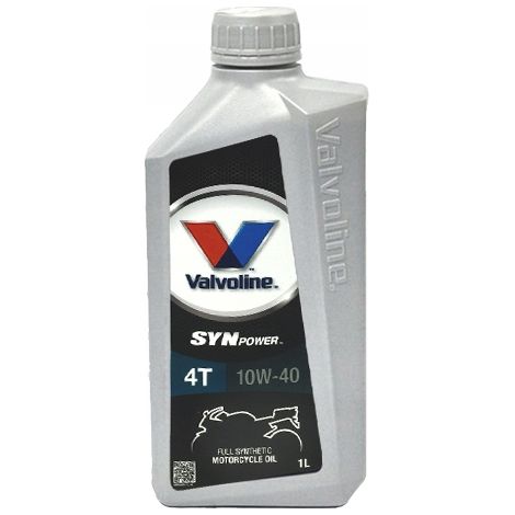 Olio originale Valvoline Synpower 10W40 1L API JASO Quad Cross Motorcycles