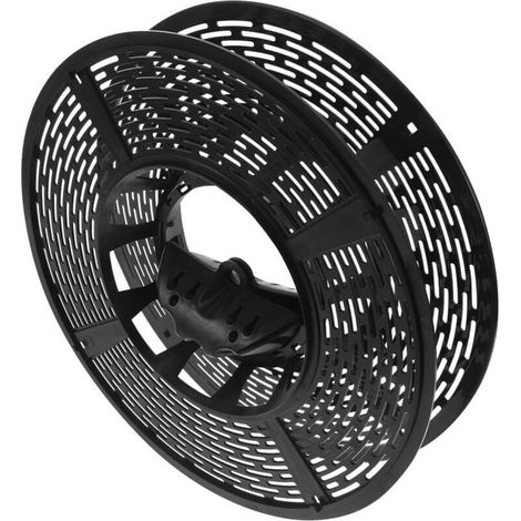 Organisateur de câbles pour guirlandes lumineuses de Noël, enrouleur de câble portable avec poignée, bobine de rangement pour câbles et guirlandes lumineuses, enrouleur de câble noir pratique. (1/4)