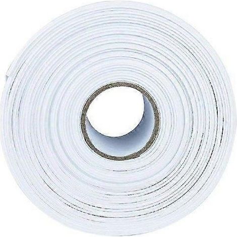 Bande d'étanchéité blanche autocollante et imperméable, ruban d'étanchéité pour toilettes et baignoire - 5 m (1/5)