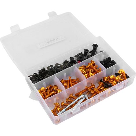 Kit de 190 pièces de fixation de carénage (boulons, écrous et rondelles) pour Honda CBR600RR, CBR900RR, CBR1000RR et CBR1100XX (1/5)