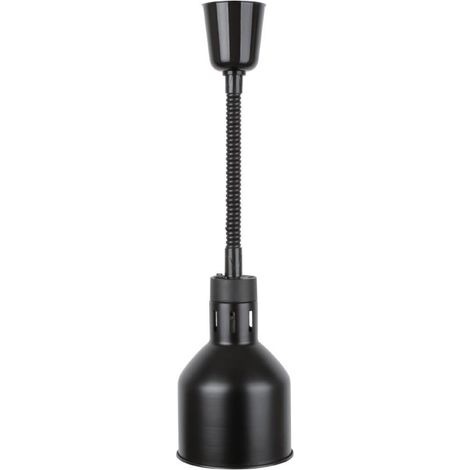 Lampe chauffante rétractable finition noir mat - Buffalo (1/5)