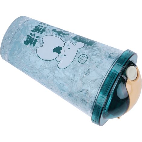 Tragbarer Eisbecher Originality Eisbecher mit Strohhalm für Kinder, Mädchen, SommerB (1/5)
