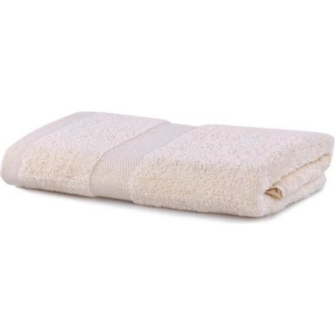 Serviette à mains - Ecru - 30x50 cm - Coton - Lavable en machine