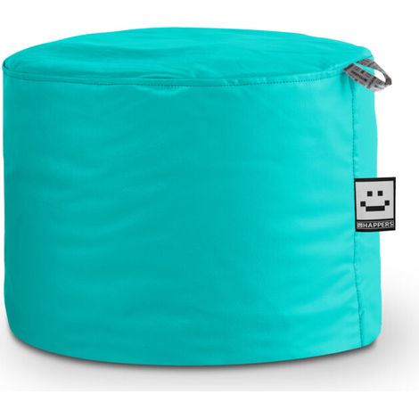 Puff Taburete Polipiel Indoor Turquesa Happers