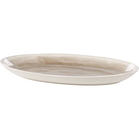Jublie Teller Steingut beige.